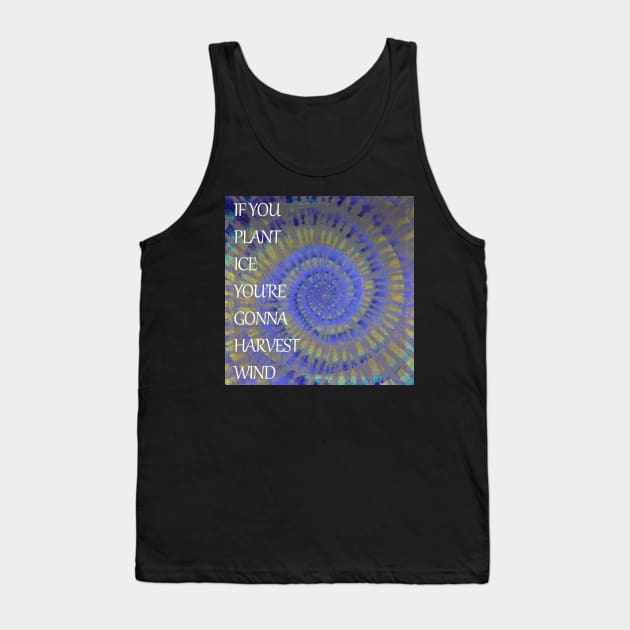 Tie Die sand painting Grateful Dead and Company Franklins Tower lyrics Tank Top by Aurora X